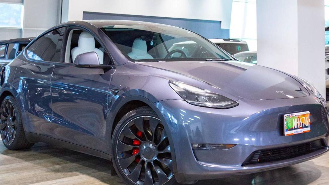 TESLA MODEL Y 2022 7SAYGDEFXNF415289 image